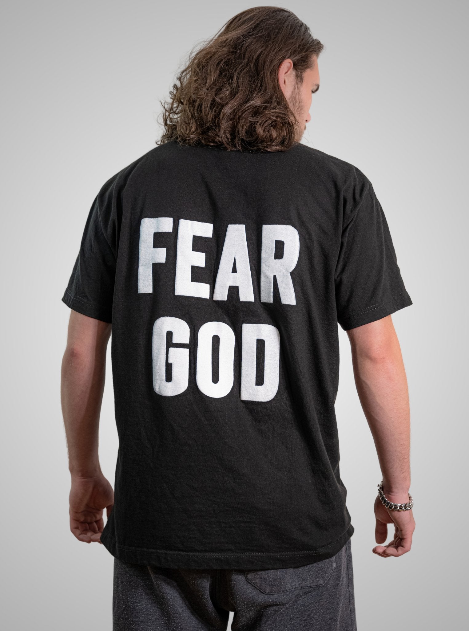 fear of god t shirt black